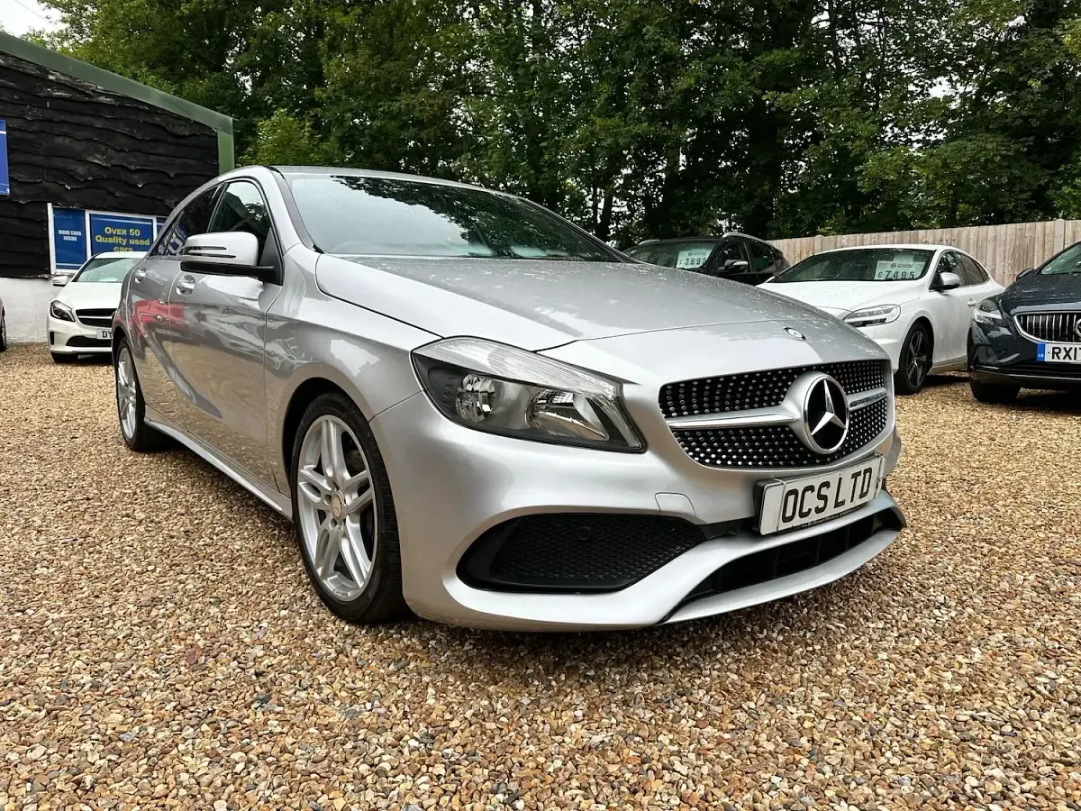 Used Mercedes A200 AMG line 2017 Silver Hatchback
