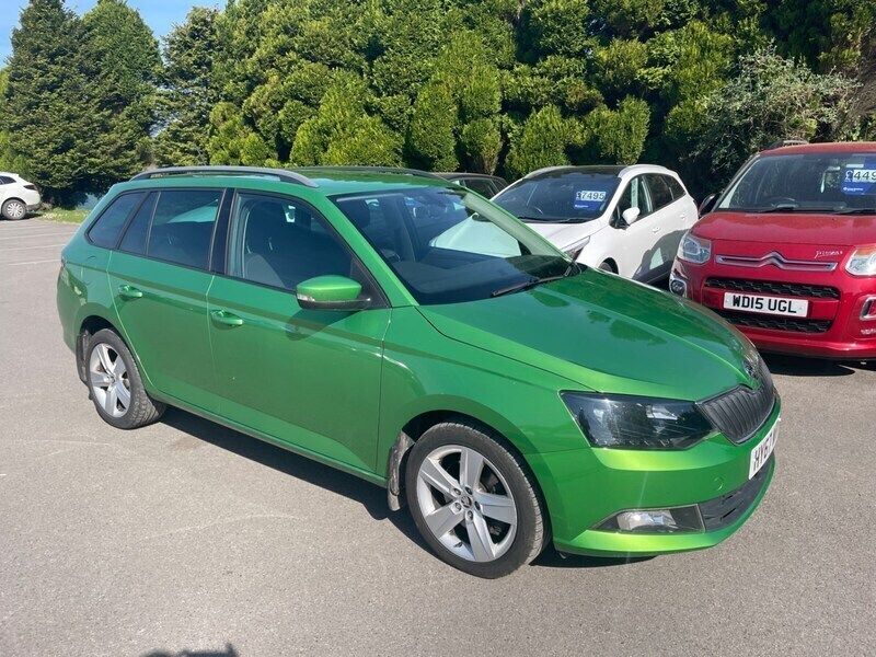 Green Used 2017 Skoda Fabia SE L Estate | £7,995 (Fair price) - Image 1/4