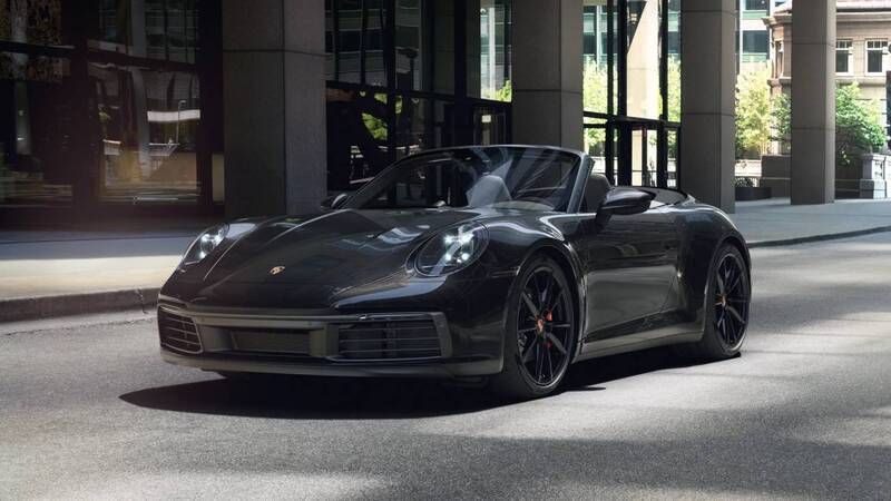 Jet black metallic Used 2023 Porsche 911 Carrera S Cabriolet | £107,990 - Image 1/4