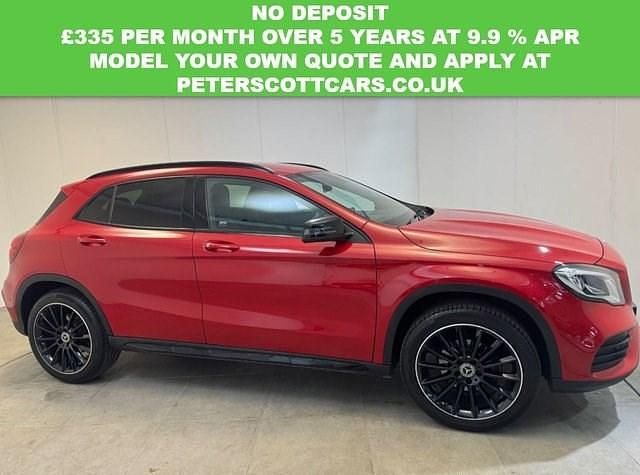 Used Mercedes GLA180 AMG line 122 HP (89 kW) 2019 Red SUV