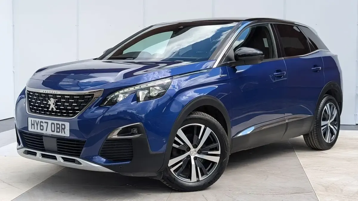Used Peugeot 3008 GT-line 2017 Blue Hatchback