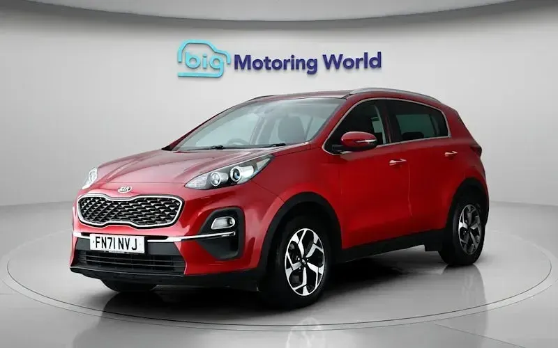 Used Kia Sportage 136 HP (100 kW) 2021 Red SUV