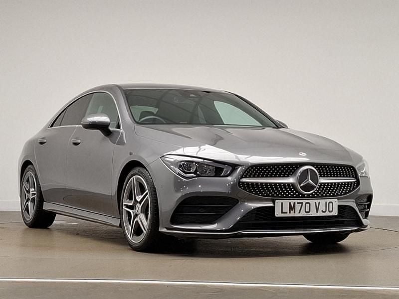 Grey Used 2020 Mercedes CLA200 AMG line Coupe | £24,298 (Fair price) - Image 1/4