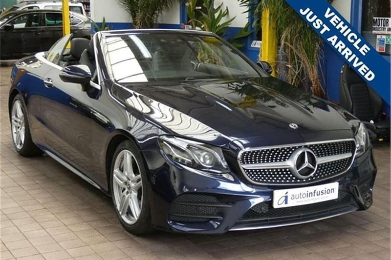 Blue Used 2018 Mercedes E300 AMG line Cabriolet | £17,750 (Fair price) - Image 1/4