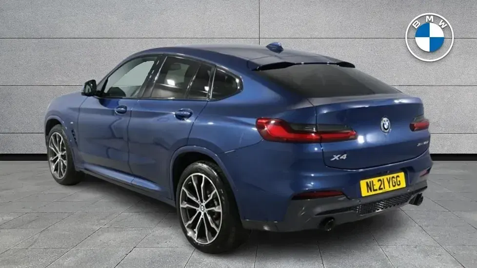Used BMW X4 M Sport 190 HP (139 kW) 2021 Blue SUV