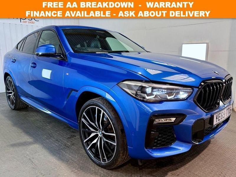 Blue Used 2019 BMW X6 M Sport SUV | £37,995 - Image 1/3