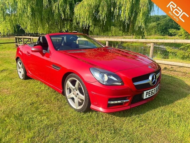 Red Used 2012 Mercedes SLK250 AMG Cabriolet | £7,995 (Fair price) - Image 1/4