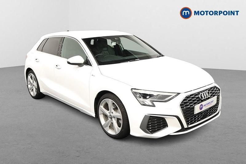 White Used 2020 Audi A3 S-Line Hatchback | £21,049 (Fair price) - Image 1/4