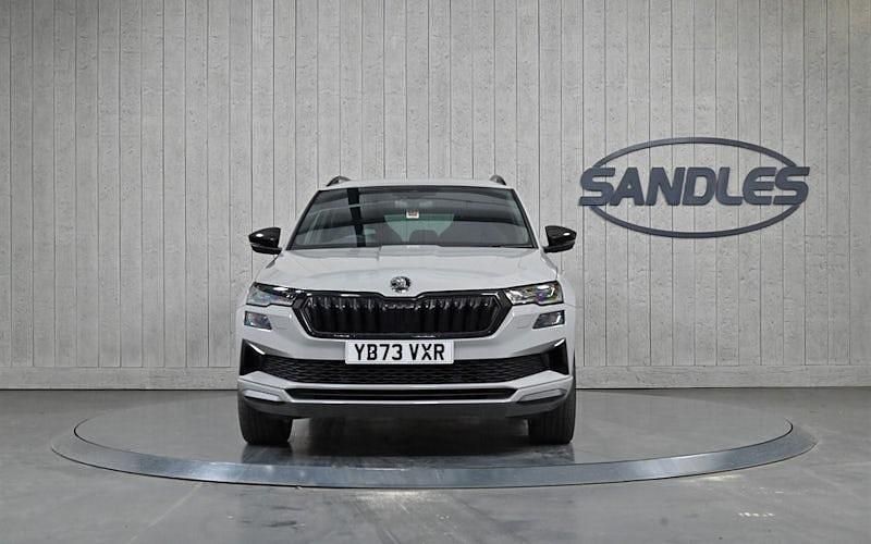 Used Skoda Karoq SportLine 150 HP (110 kW) 2023 Grey SUV