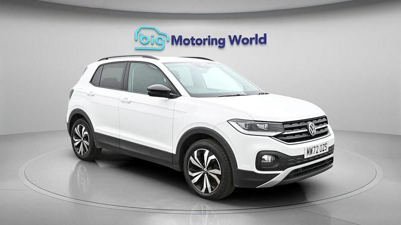 Used VW T-Cross Black Edition 110 HP (80 kW) 2022 White SUV