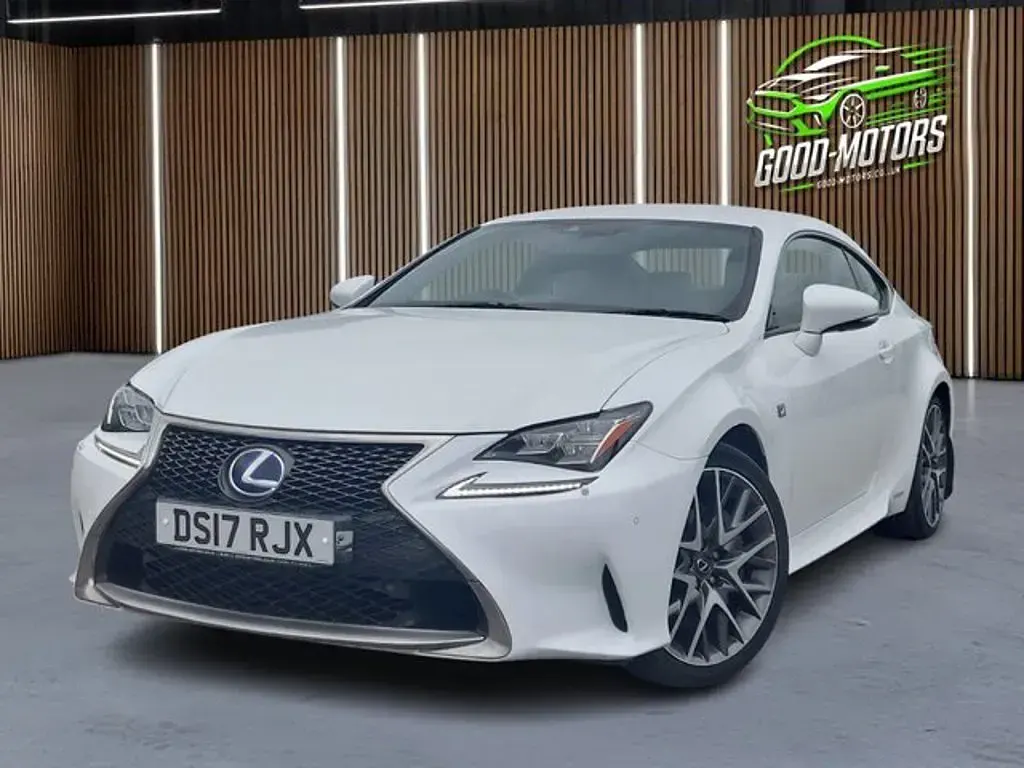 Used Lexus RC300h Sport Line 2017 White Coupe