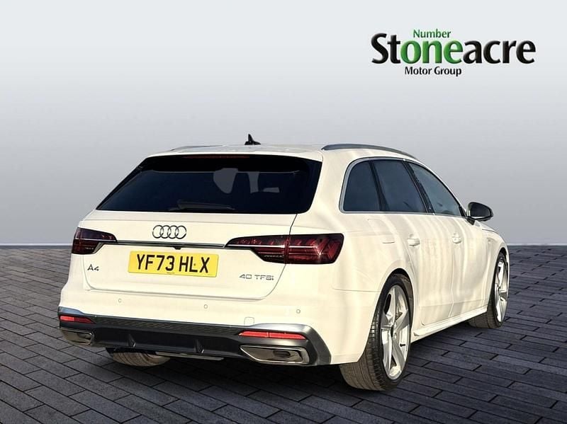 Used Audi A4 S-Line 200 HP (147 kW) 2023 White Estate