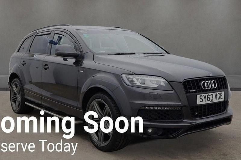 Grey Used 2013 Audi Q7 S-line plus SUV | £12,950 (Fair price) - Image 1/1
