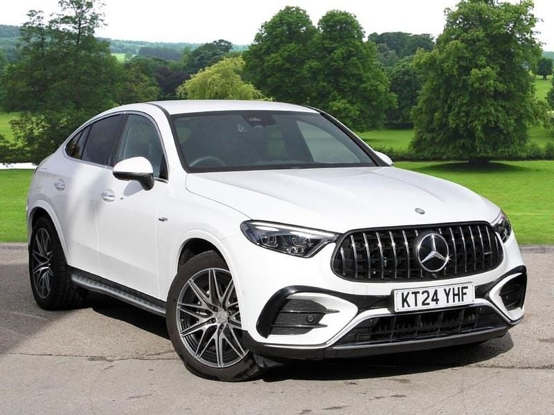 White Used 2024 Mercedes GLC43 AMG Premium Coupe | £62,999 - Image 1/4