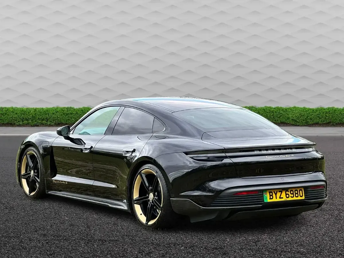 Used Porsche Taycan Performance Package 559 kW (761 HP) 2020 Black Sedan