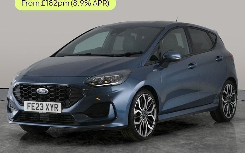 Used Ford Fiesta ST-Line X 125 HP (91 kW) 2023 Blue Hatchback