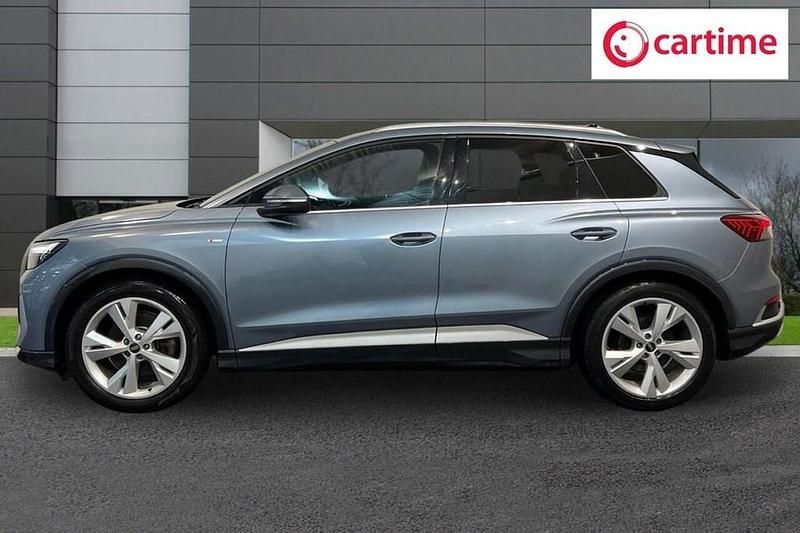 Used Audi Q4 e-tron S-Line 150 kW (204 HP) 2022 Blue SUV