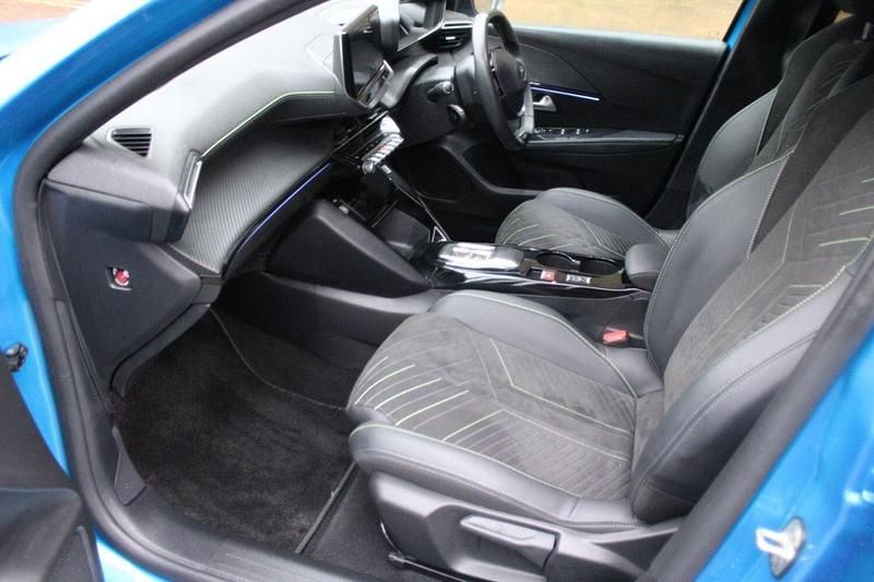 Blue Used 2024 Peugeot e-208 GT Hatchback | £18,769 (Fair price) - Image 1/4