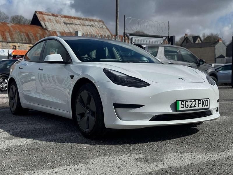 Used Tesla Model 3 Standard Range 366 kW (498 HP) 2022 White Sedan