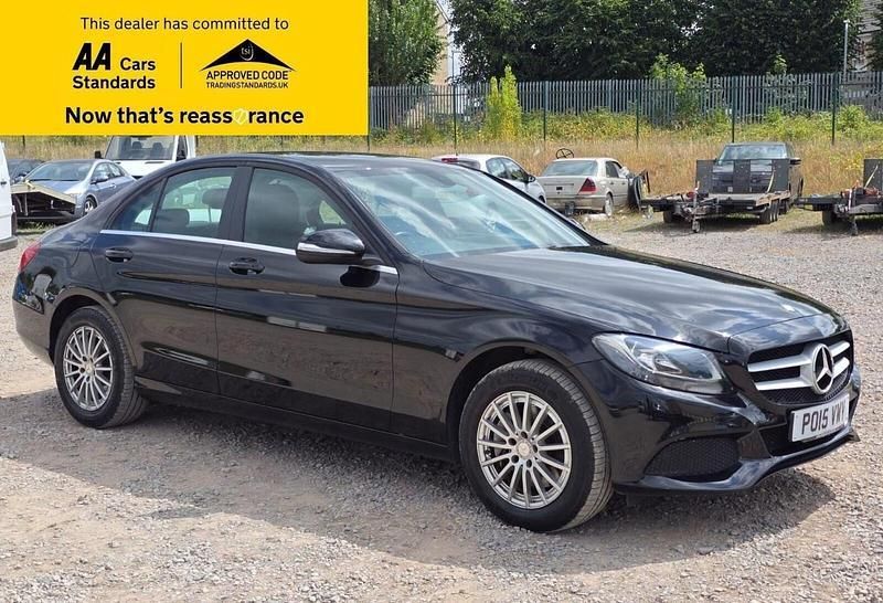 Black Used 2015 Mercedes C250 SE Sedan | £9,388 (Super price) - Image 1/4