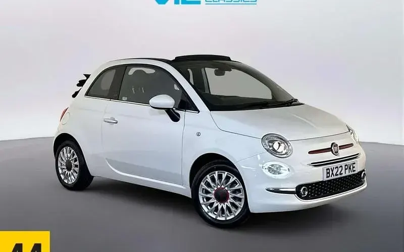 Used Fiat 500C Red 69 HP (50 kW) 2022 Cabriolet