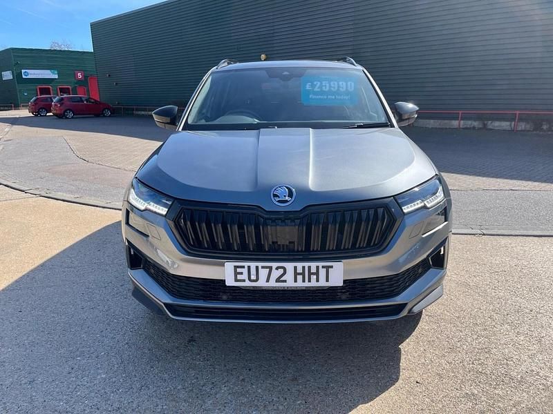 Used Skoda Karoq SportLine 150 HP (110 kW) 2022 Grey SUV