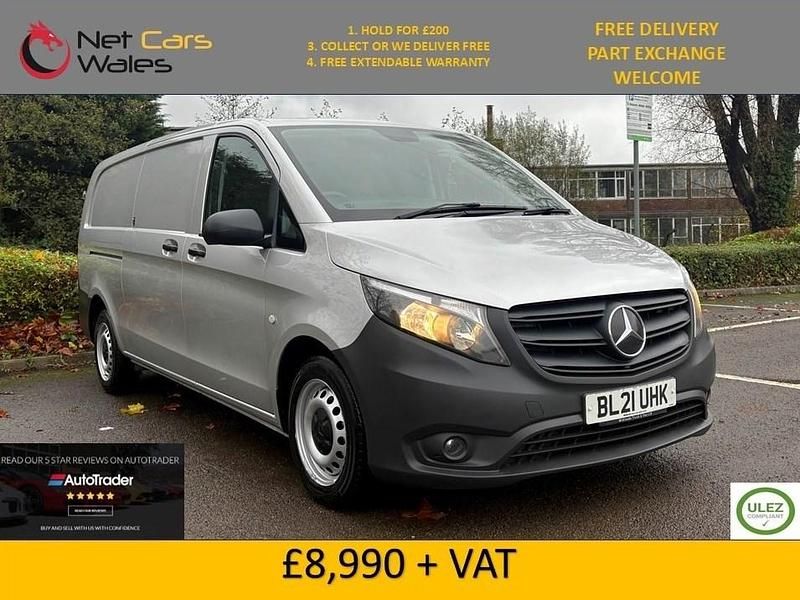 Silver Used 2021 Mercedes Vito Progressive Van | £8,990 - Image 1/4