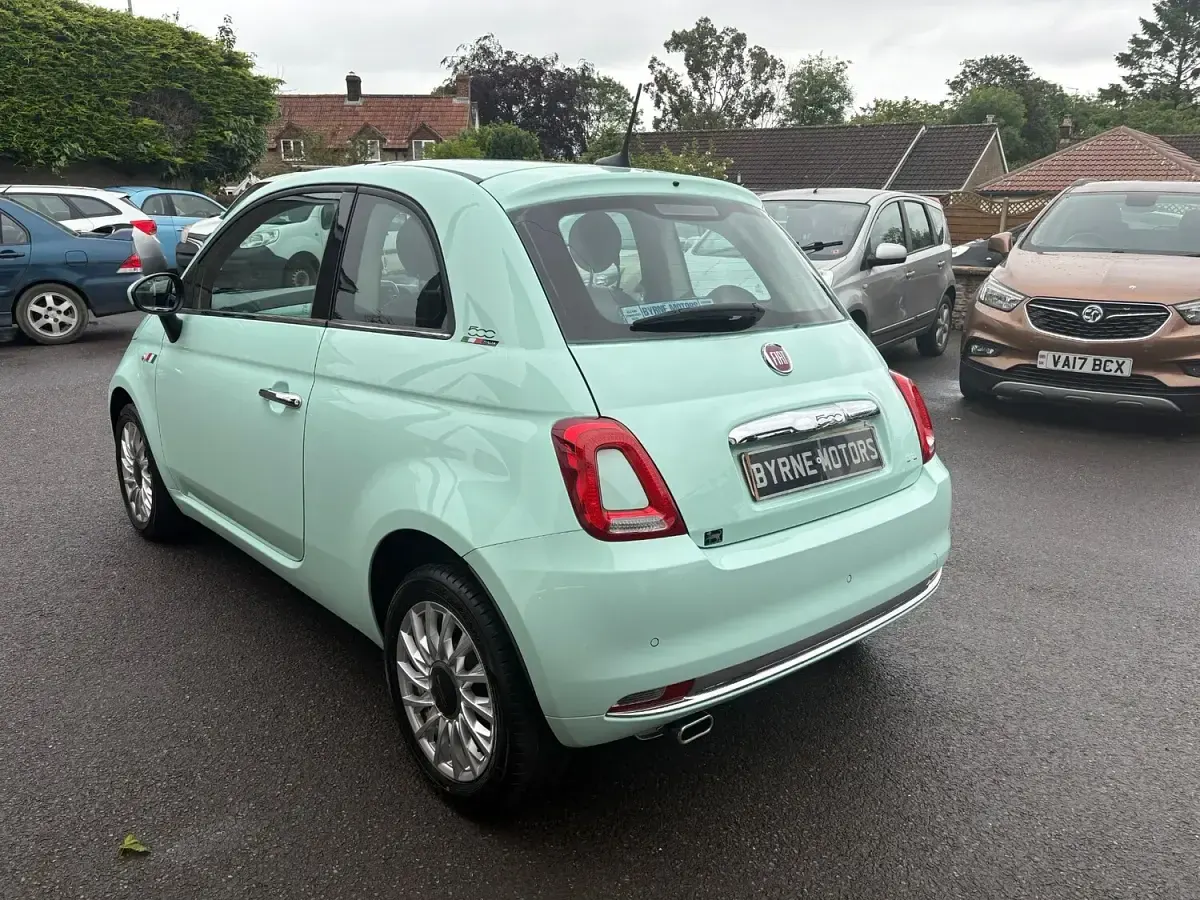 Used Fiat 500 Lounge 69 HP (50 kW) 2017 Green Hatchback