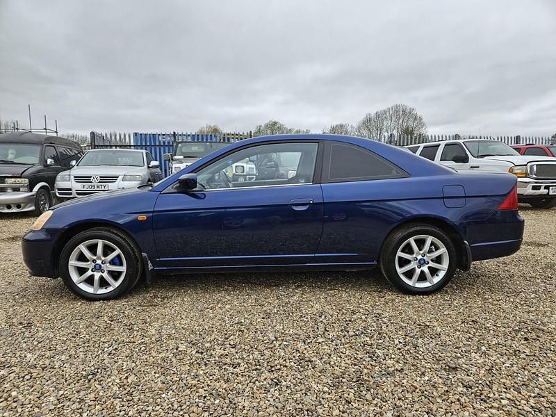 Used Honda Civic 125 HP (91 kW) 2003 Blue Coupe