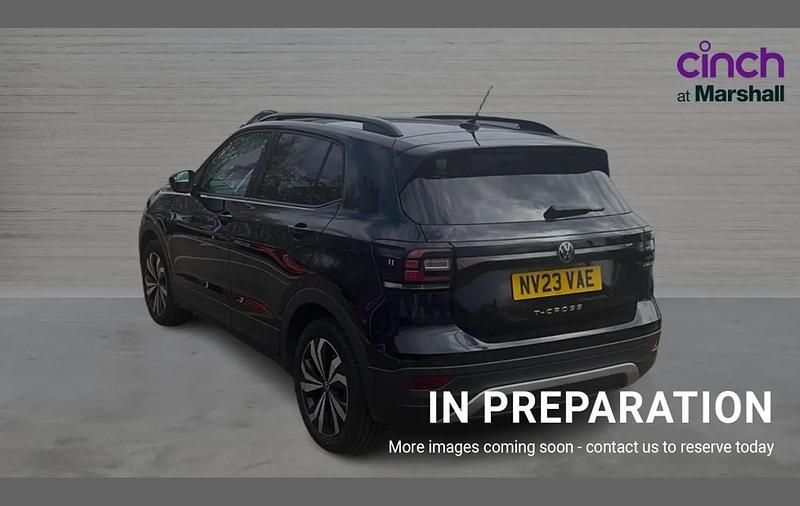 Used VW T-Cross Black Edition 110 HP (80 kW) 2023 Deep black SUV