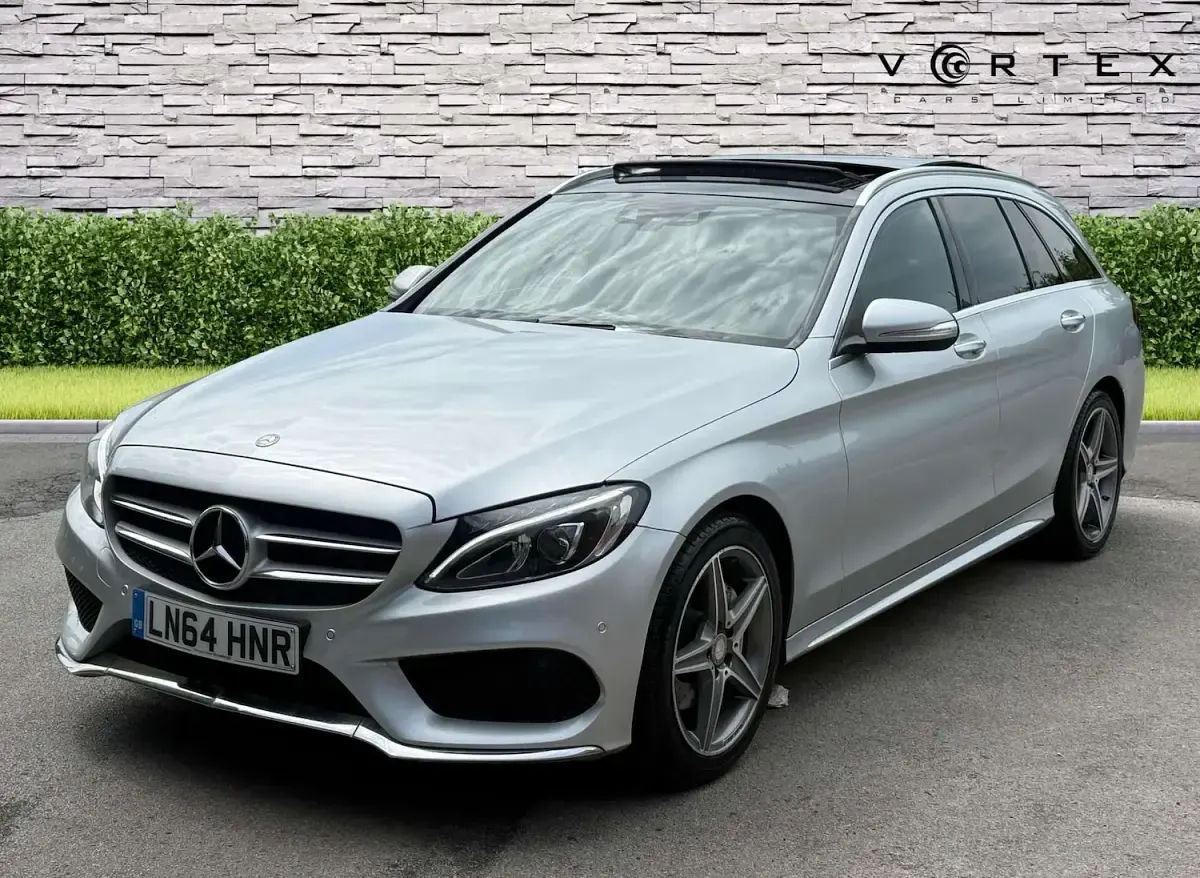 Used Mercedes C220 AMG Line Premium 2014 Silver Estate