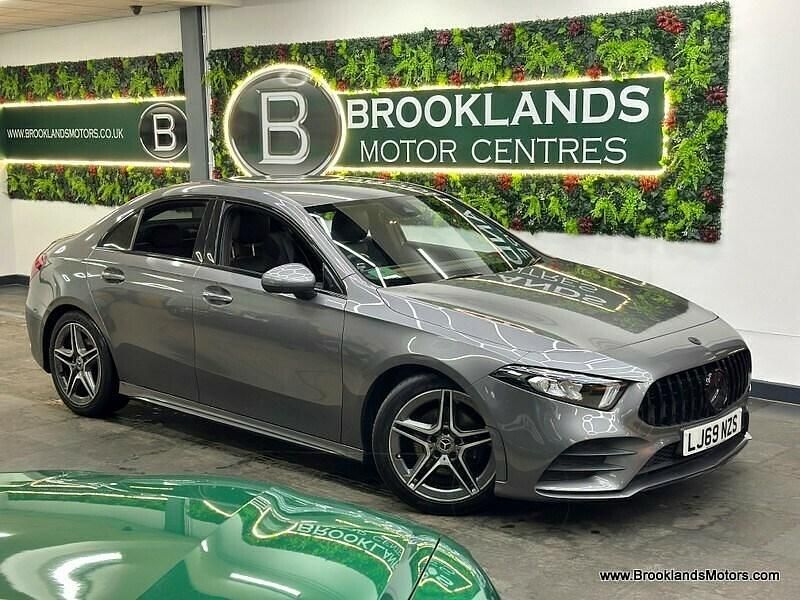Used Mercedes A200 AMG line 163 HP (119 kW) 2019 Grey Sedan