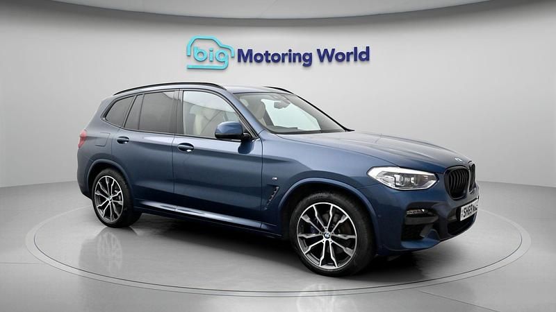 Used BMW X3 M Sport 181 HP (133 kW) 2019 Blue SUV