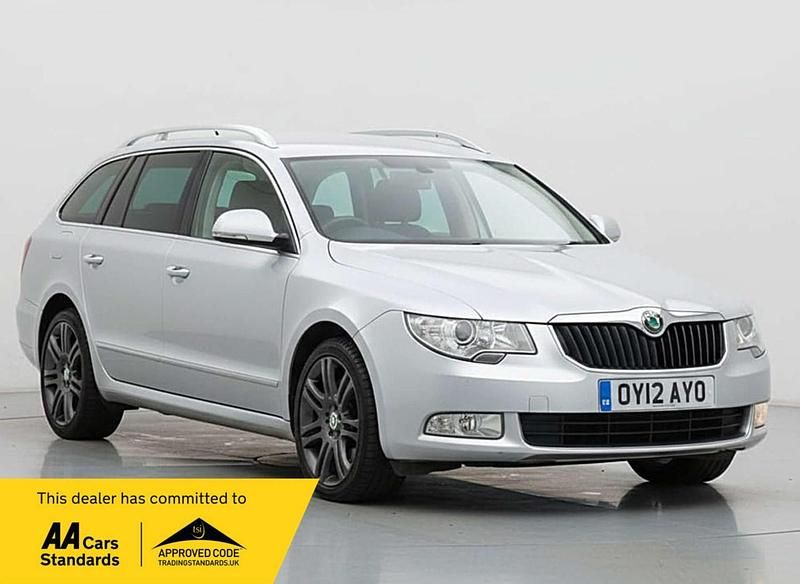 Silver Used 2012 Skoda Superb Elegance Estate | £4,670 (Fair price) - Image 1/4