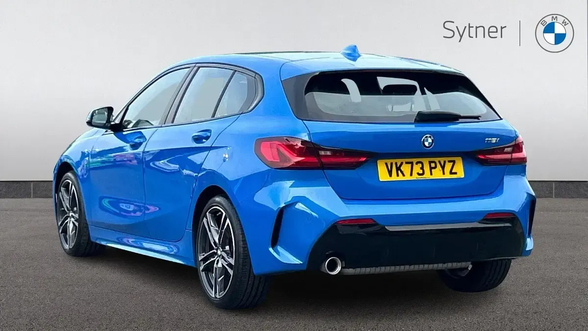 Used BMW 118 M Sport 134 HP (98 kW) 2024 Blue Hatchback