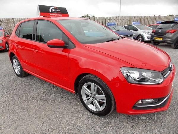 Red Used 2017 VW Polo Edition Hatchback | £8,295 (Fair price) - Image 1/4