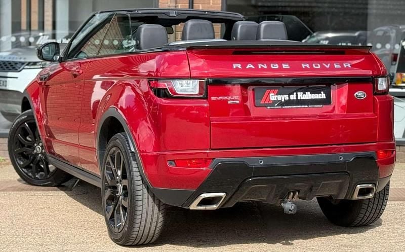Used Land Rover Range Rover evoque HSE Dynamic 2018 Red Cabriolet