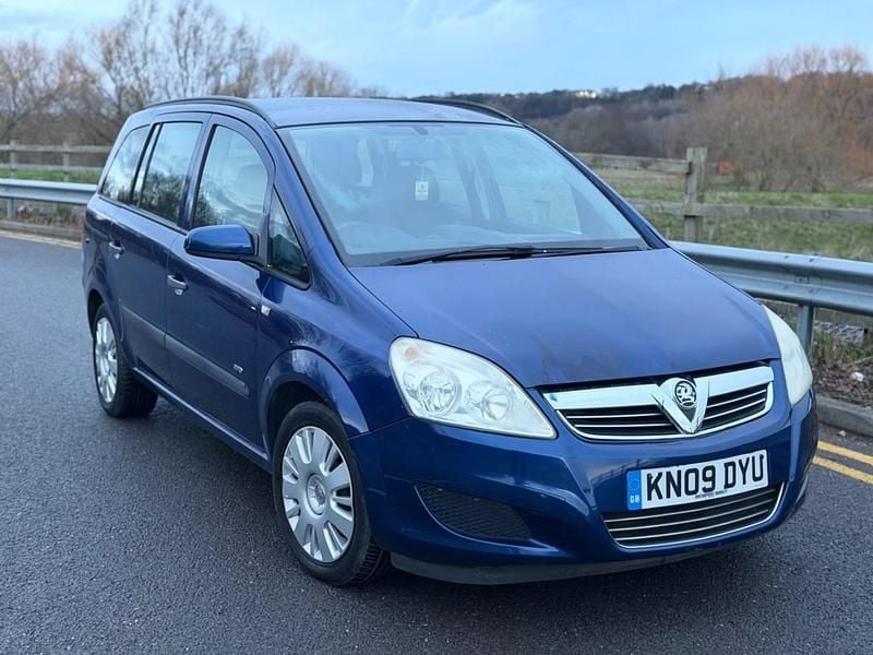 Blue Used 2009 Vauxhall Zafira MPV | £995 (Good price) - Image 1/4