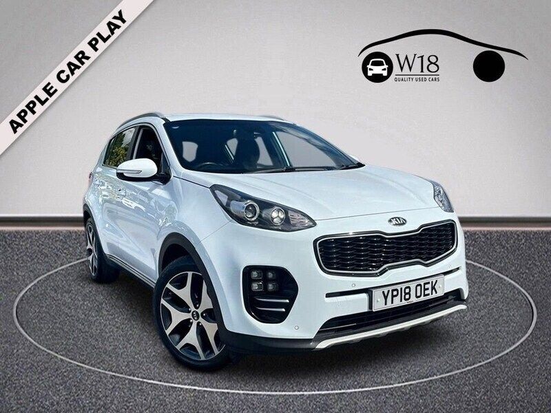 White Used 2018 Kia Sportage GT-Line SUV | £10,995 (Good price) - Image 1/4