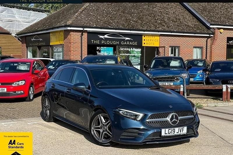 Blue Used 2019 Mercedes A180 AMG Line Premium Plus Hatchback | £18,995 (A bit pricey) - Image 1/1