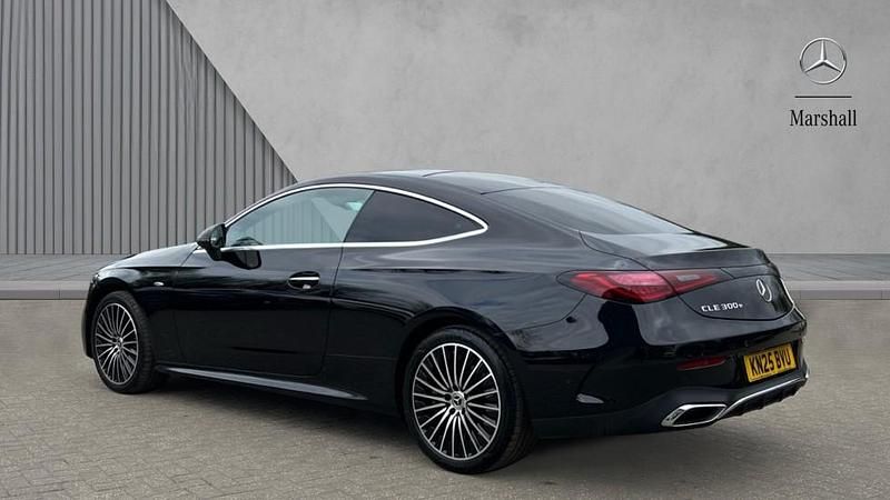 Used Mercedes CLE300 AMG Line Premium 313 HP (230 kW) 2025 Obsidian black metallic Coupe