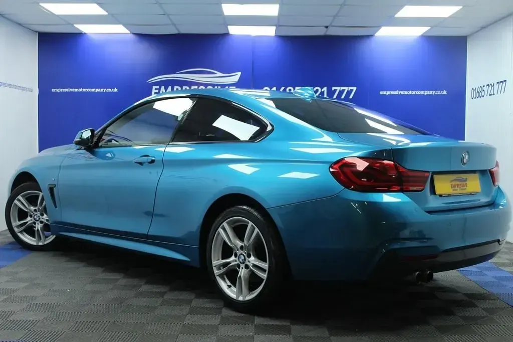 Usado BMW 420 M Sport 184 CV (135 kW) 2018 Azul Coupe