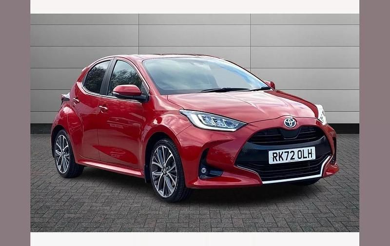 Red Used 2023 Toyota Yaris Hybrid Hatchback | £18,375 (Fair price) - Image 1/4