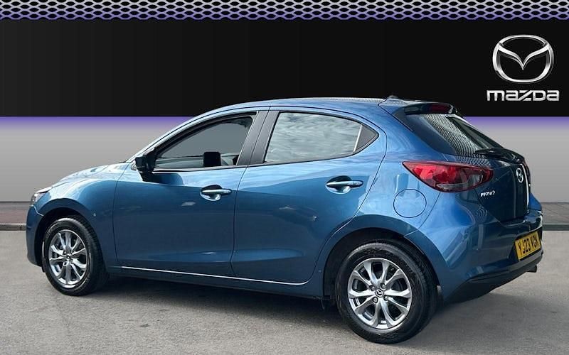 Used Mazda 2 75 HP (55 kW) 2023 Blue Hatchback