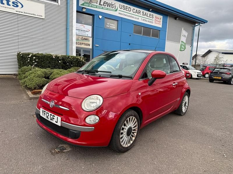 Used Fiat 500 Lounge 69 HP (50 kW) 2012 Red Hatchback