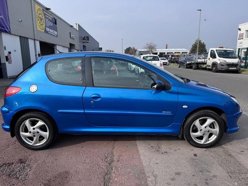 Used Peugeot 206 Sport 109 HP (80 kW) 2005 Blue Hatchback