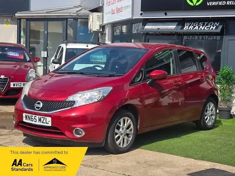 Used Nissan Note Acenta Premium 90 HP (66 kW) 2015 Red Hatchback