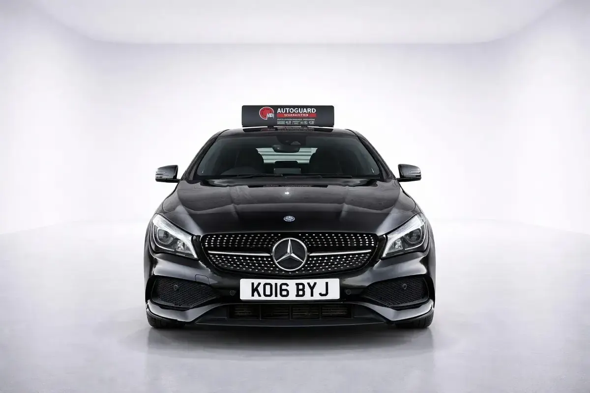 Used Mercedes CLA220 AMG line 177 HP (130 kW) 2016 Black Sedan