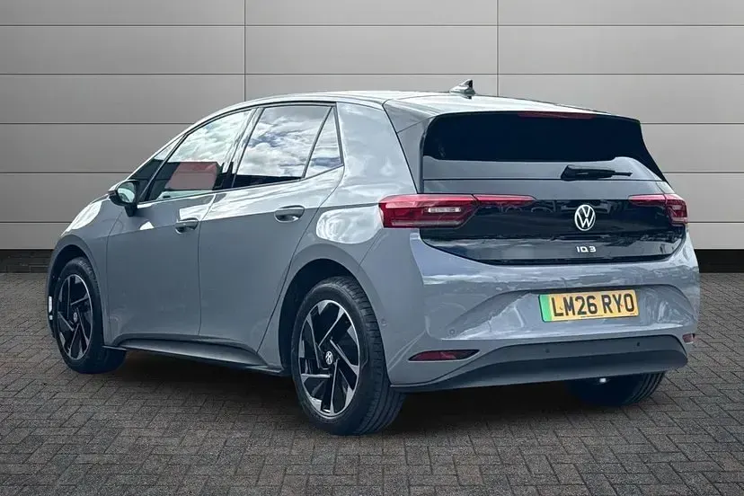 New VW ID.3 Pro 147 kW (201 HP) 2026 Moonstone grey with solid black roof Hatchback