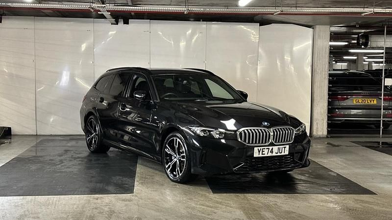 Black Used 2024 BMW 330e M Sport Estate | £36,634 (Super price) - Image 1/4